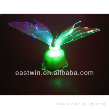 Beautiful Fiber Optic Butterfly LED Color Change Night Light Lamp